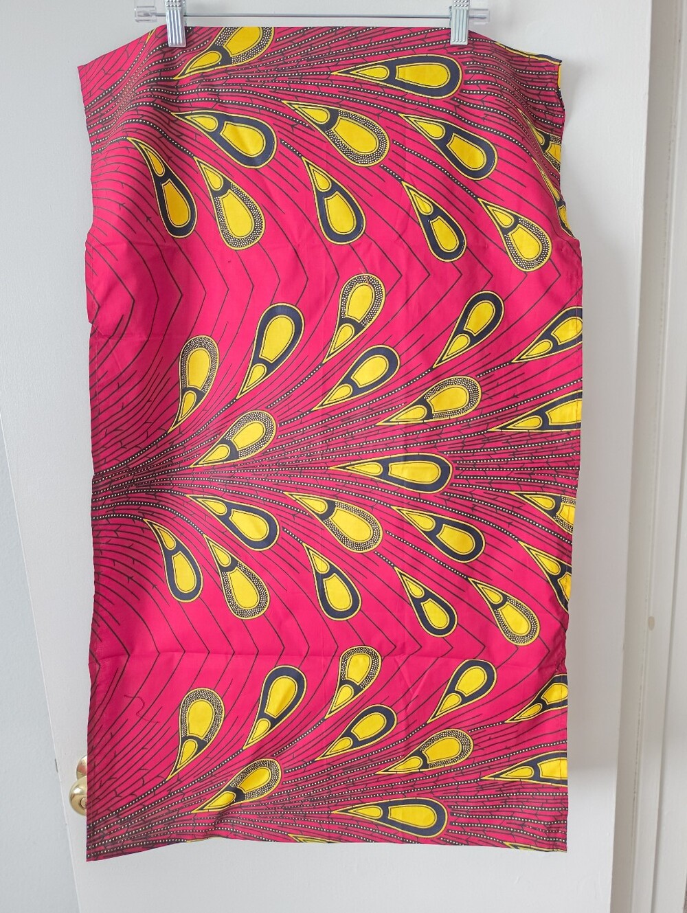 NWOT Ankara African Wax Print Head Wrap Large Scarf Cotton